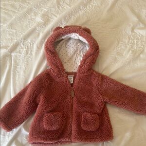 Cozy Pink Teddy Bear Hoodie for Kids
